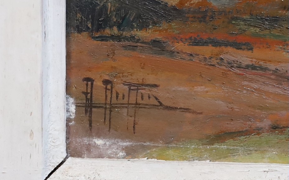 A. Raffin , 'La Biesse ...', oil on paper laid on board, 26 x 34cm